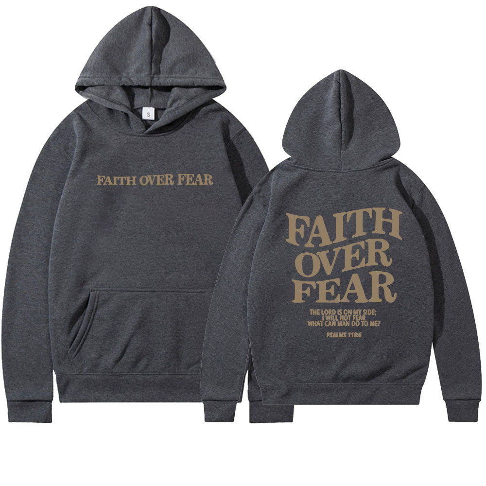 Faith Over Fear Christian Hoodie